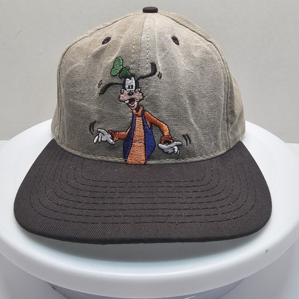 Vintage Goofy Disney Store Baseball Hat Cap Made In USA Embroidered One Size - Picture 2 of 9